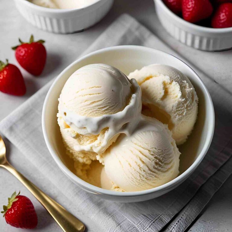 Creamy Vanilla Ice Cream